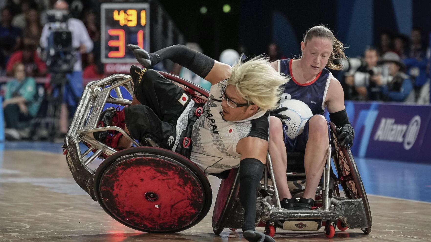 SLU professor makes history, helps lead US to wheelchair rugby silver medal